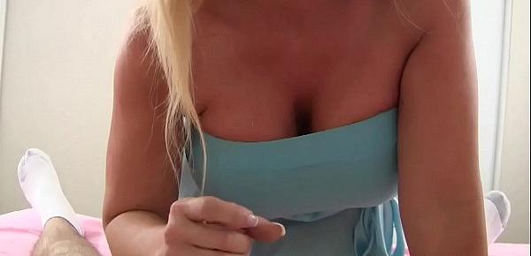  Shoot your cum right between my breasts JOI